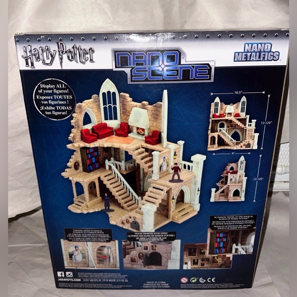 Harry Potter Nano Metalfigs Gryffindor Tower Playset 2017 & Extra Figures - Picture 6 of 7